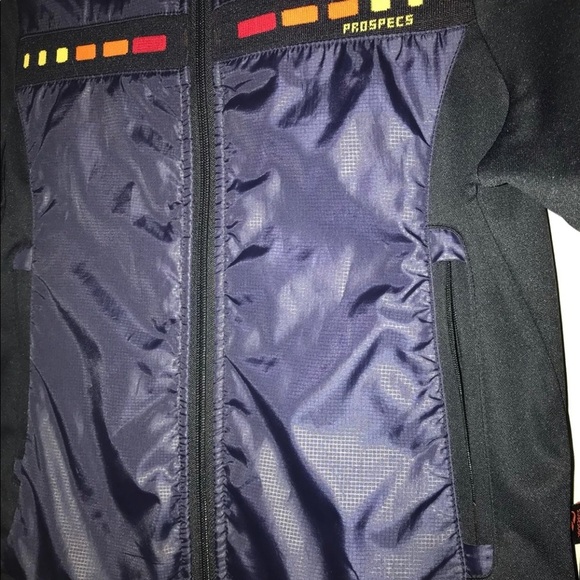 Prospecs blue jacket with neon squares small - Picture 2 of 5